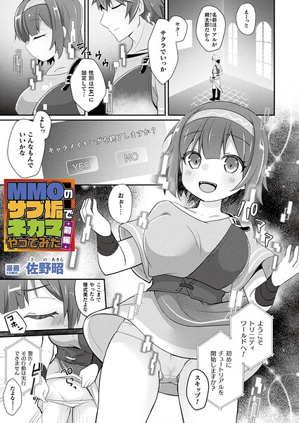 ファンタジー★MMOのサブ垢でネカマやってみた（単話）｜佐野昭